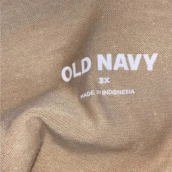 Old Navy Plus 3X Bodysuit V-Neck Rib Knit Polka Dots Tan NWT *read - Picture 11 of 13